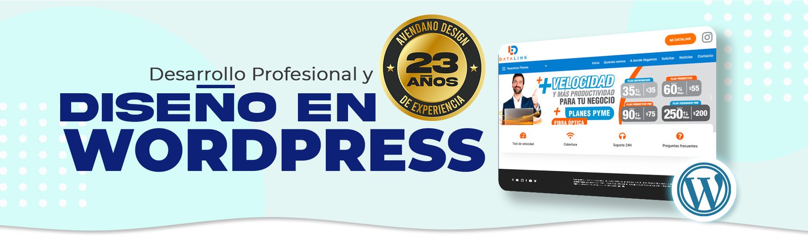 Agencia diseño de paginas web en wordpress en Venezuela